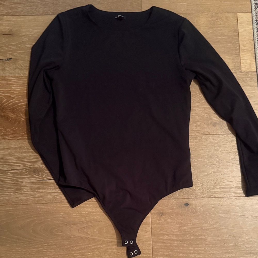 Express Black Contour Bodysuit